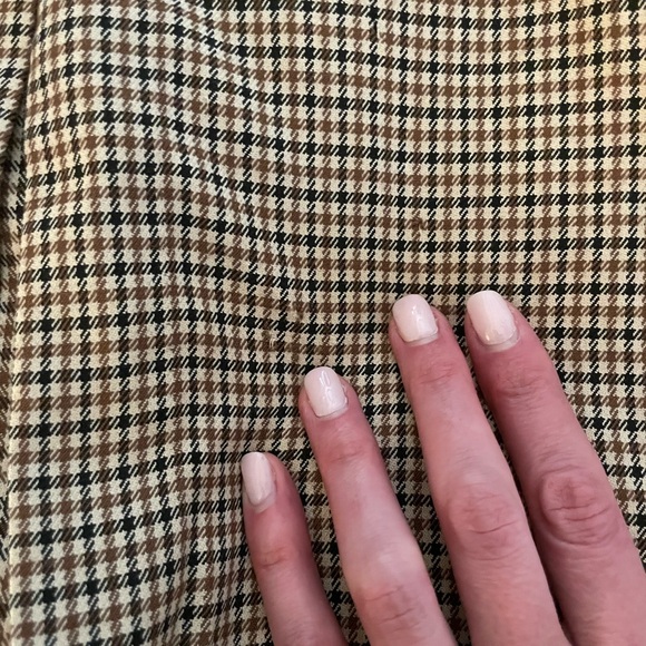 Zara check print midi pencil skirt, size medium - Picture 2 of 6